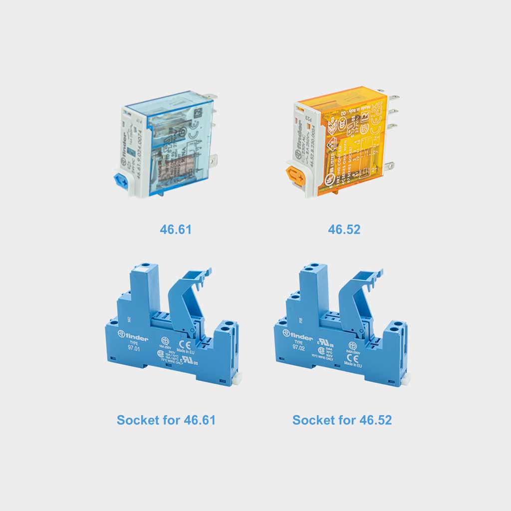 Miniature industrial relays แบรนด์ Finder