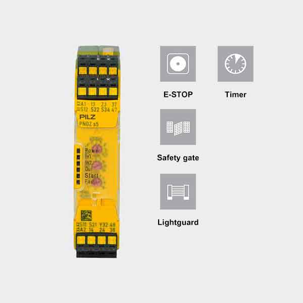 safety relay pnoz s5 751105,750105 แบรนด์ pilz
