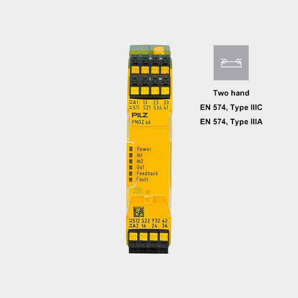 safety relay pnoz s6 751106,750106 แบรนด์ pilz